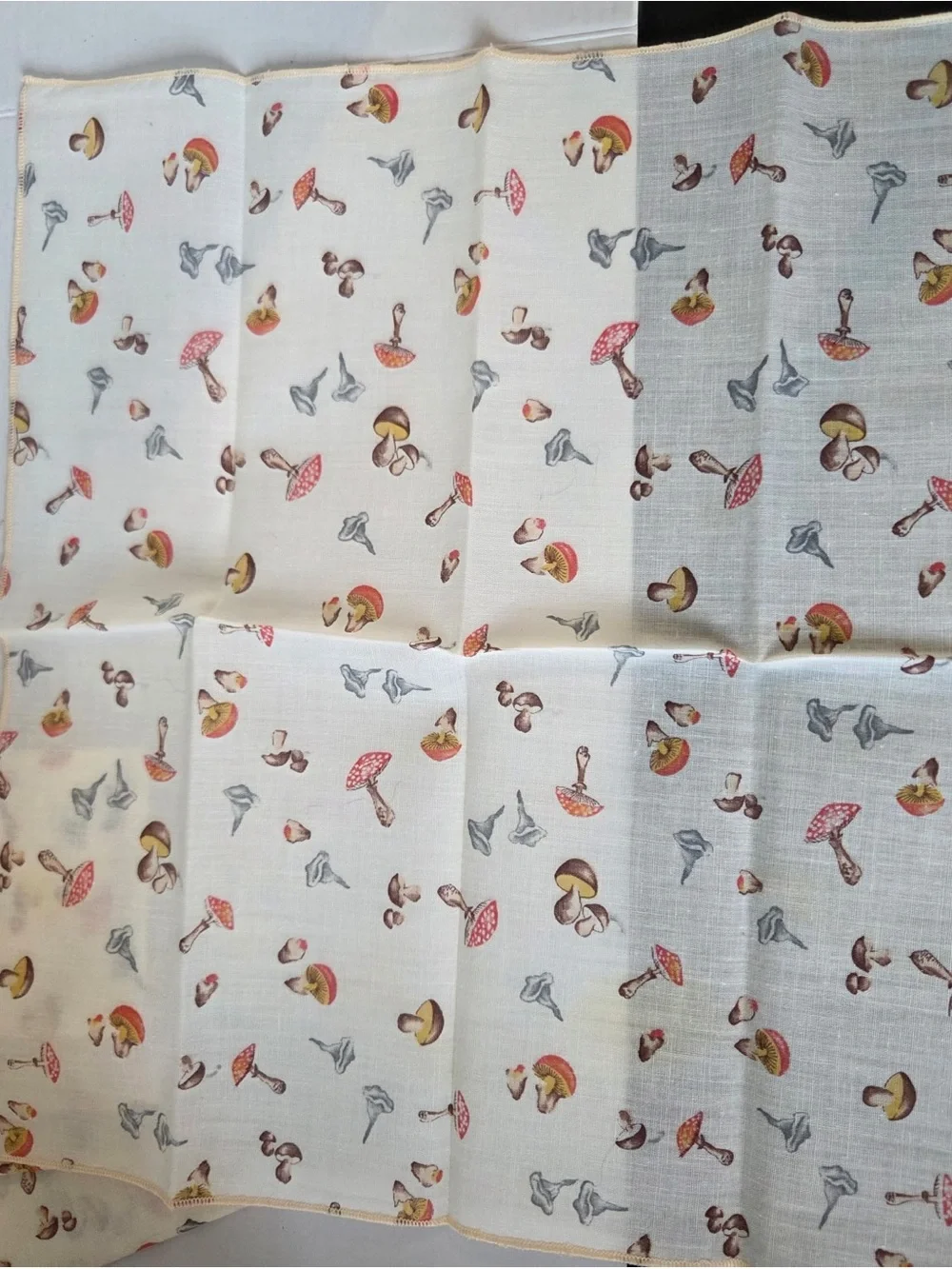 Vintage Mushroom Cottage Core Napkins Set Of 10 Washable